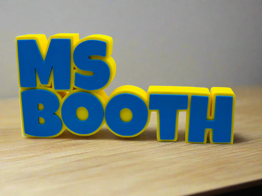 Custom 3D Name Sign – Chunky Block Letters