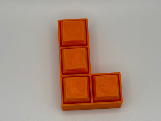 Retro Block Fidget Clicker - Letter L Shape