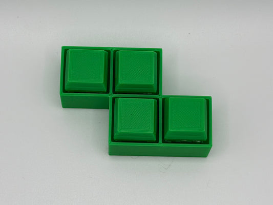Retro Block Fidget Clicker - Letter Z Shape