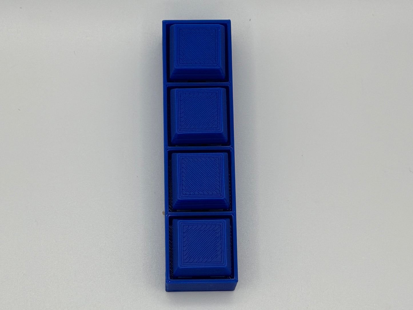 Retro Block Fidget Clicker - Letter I Shape