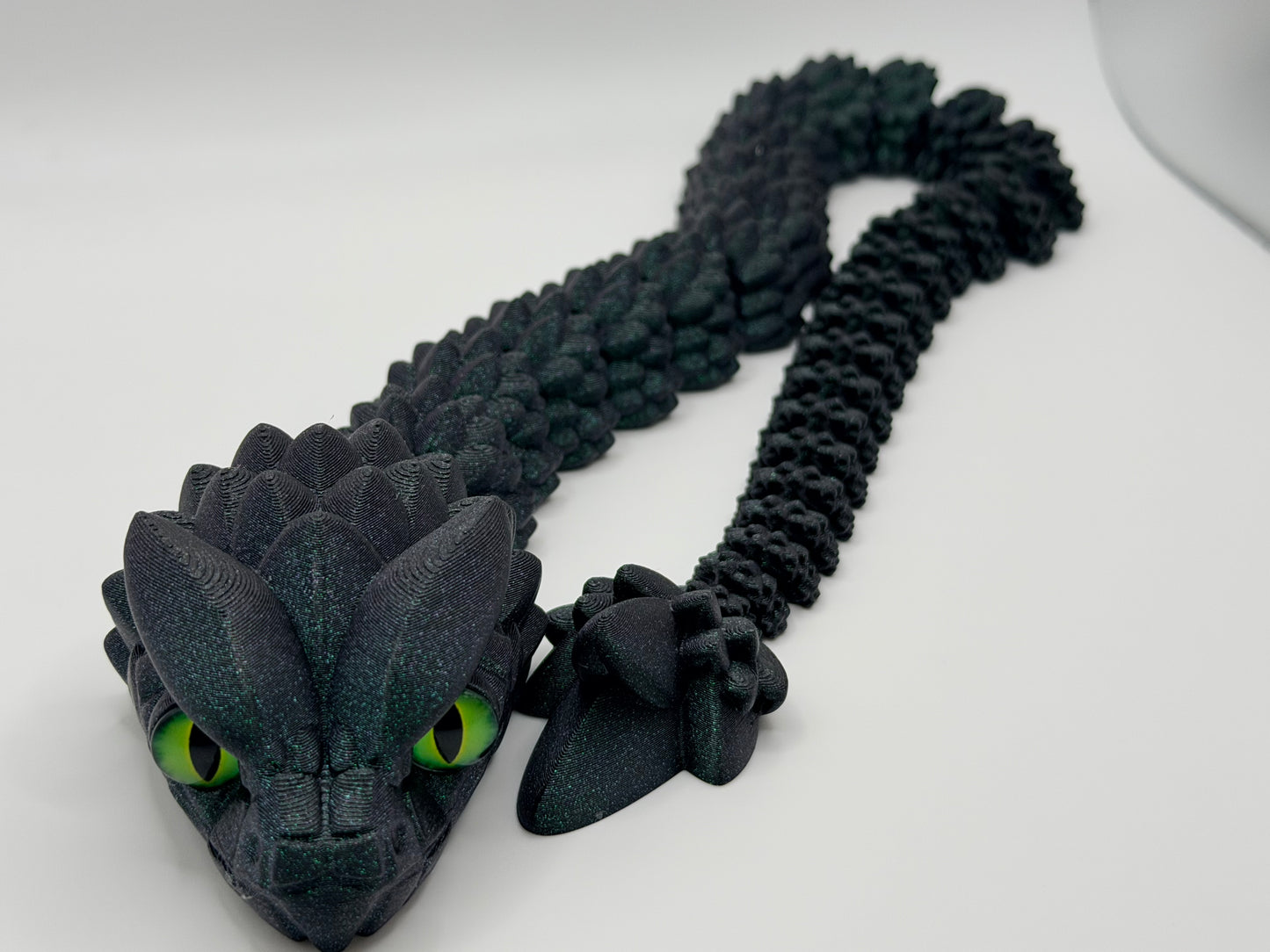 Snake - Dark Green Sparkle