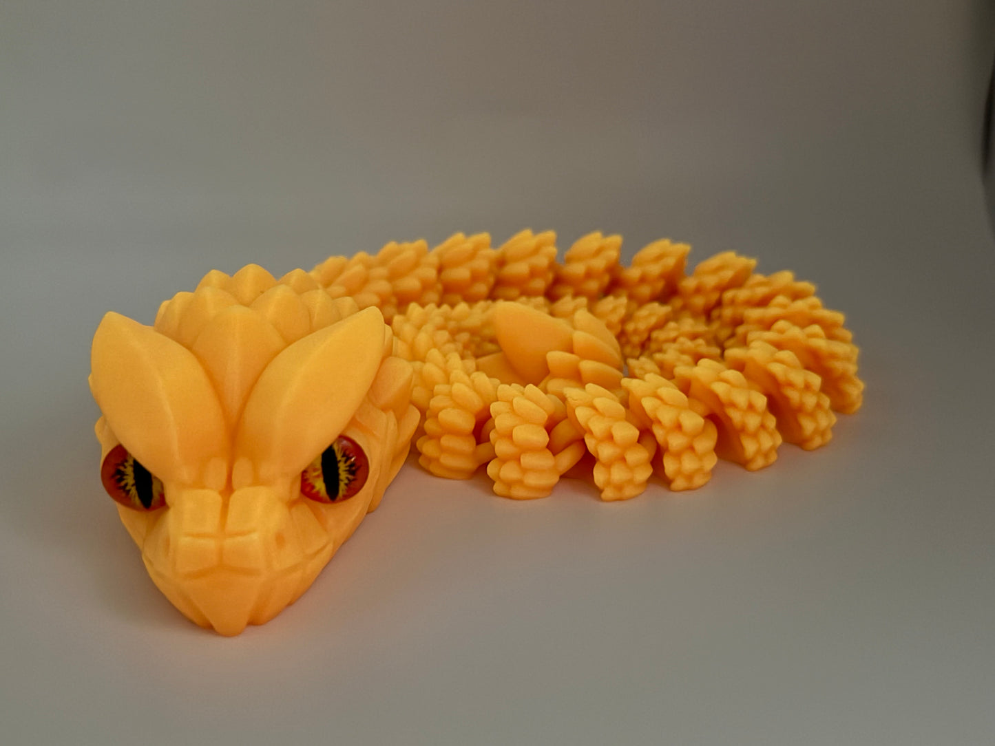 Snake - Orange (Glow in the dark)