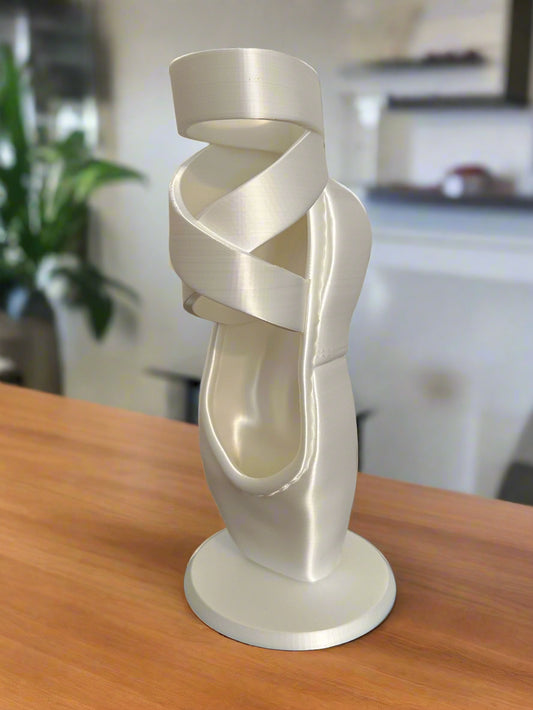 Ballet Pointe Shoe Vase – Elegant 3D Printed Display Piece
